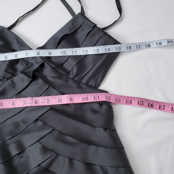 Forever21 Black Silky Halter Tie String Minidress - Picture 9 of 10